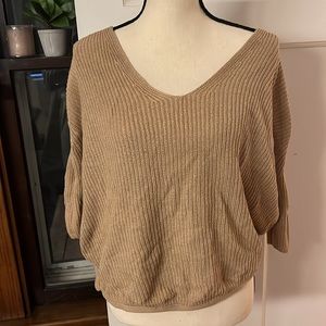 CLOSETCLEANOUT Express Oversized Brown Sweater